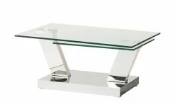 Couchtisch Glas Metall drehbar Budelli | Klarglas -Hoeffner Verkäufe 10326287 1 201811271457