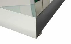 Couchtisch Glas Metall drehbar Budelli | Klarglas -Hoeffner Verkäufe 10326287 6 201811271457