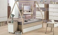 VOX Beistelltisch Spot | Akazie (zum Teil Nachbildung) / Weiß -Hoeffner Verkäufe 11114703 3 201811271517