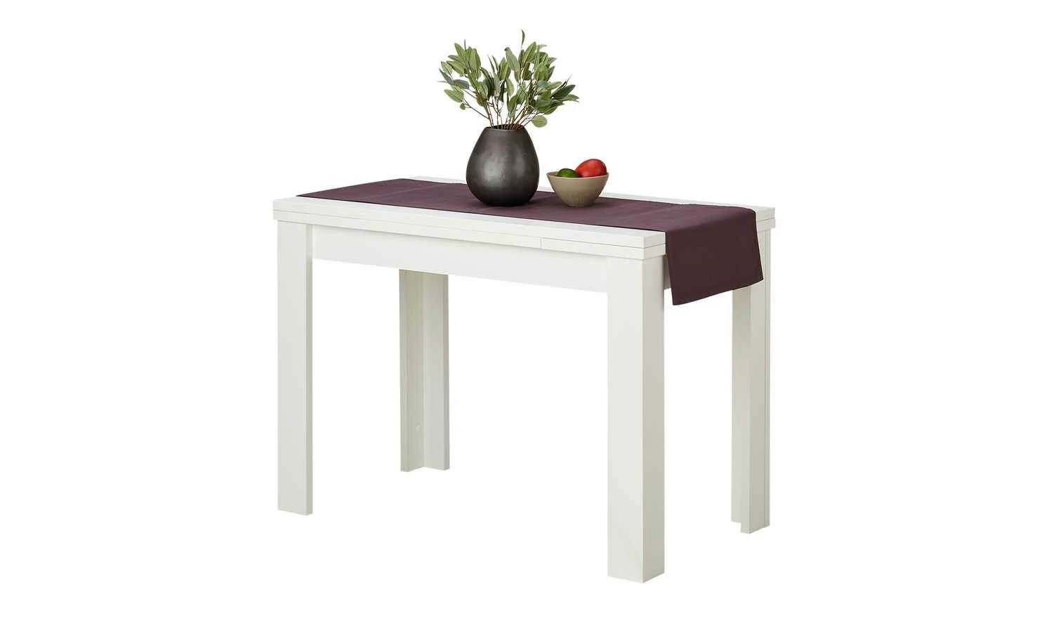 Esstisch ausziehbar FleX Esstisch ausziehbar FleX | Weiß 110|cm 60|cm -Hoeffner Verkäufe 11302950 1 201811271458