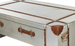 Couchtisch Aluminium Kunstleder Rimini -Hoeffner Verkäufe 11321447 5 201811271458