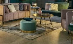 Couchtisch Ustica | Marmor Schwarz (Nachbildung) 81|cm