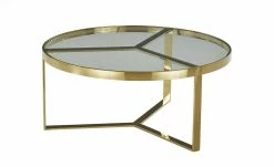 Couchtisch Palmer | goldfarbig