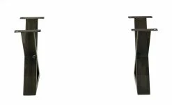 Woodford Couchtisch Alabria | Akazie Grau 75 x 75 cm Antikgrau Gestell in X-Form -Hoeffner Verkäufe 11327322 2 202205311237