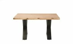 Woodford Couchtisch Alabria | Akazie Natur 75 x 75 cm Antikgrau Gestell in X-Form -Hoeffner Verkäufe 11327423 5 202010281142
