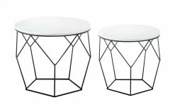 Zweisatztisch Lani | Weiß -Hoeffner Verkäufe 11327893 5 202101282239