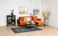 Couchtisch Lachea | Marmor Braun (Nachbildung) / Schwarz