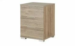 Nachtkommode Codford | Eiche San Remo dunkel (Nachbildung) 3|Stück