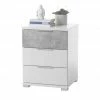 Nachtkommode Codford | Weiß / Beton (Nachbildung) 3|Stück 9 Nachtkommode Codford | Weiß / Beton (Nachbildung) 3|Stück -Hoeffner Verkäufe 12107591 8 202205031247