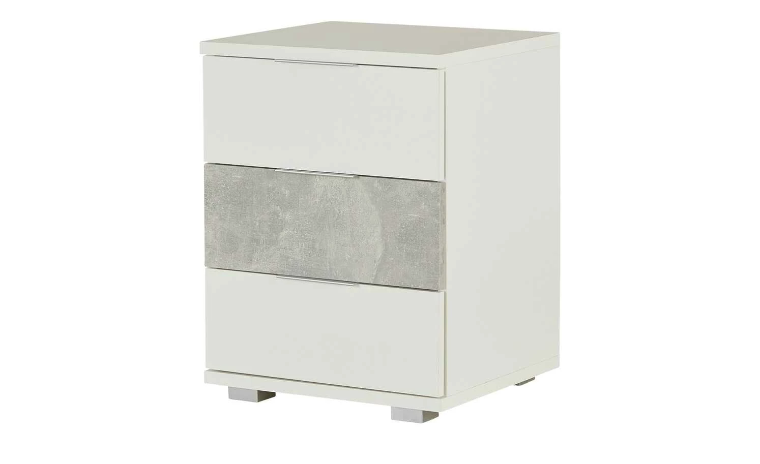 Nachtkommode Codford Nachtkommode Codford | Weiß / Beton (Nachbildung) 3|Stück -Hoeffner Verkäufe 12107591 9 202205031247
