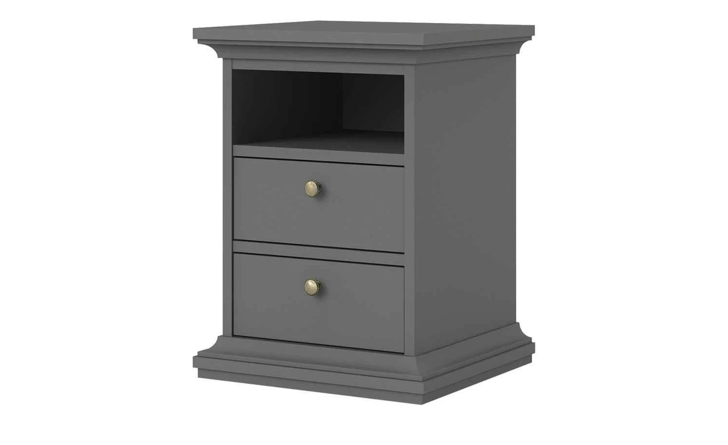 Nachttisch Chester Nachttisch Chester | Grau matt -Hoeffner Verkäufe 12108812 4 202002122240