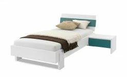 Anbau-Nachtkommode Holly | Weiß / Petrol -Hoeffner Verkäufe 12114532 2 202002122240