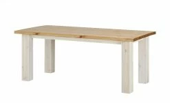 Esstisch Bornholm | Kiefer Weiß / Kiefer antikfarben 180|cm