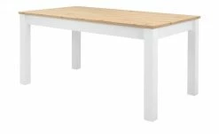 Esstisch Mazzano | Weiß / Asteiche (Nachbildung) -Hoeffner Verkäufe 12239530 9 201910282241