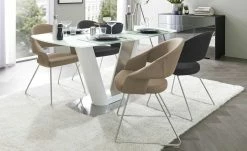 uno Glas-Säulentisch Dylan