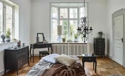 Schminktisch Barbona | Schwarz