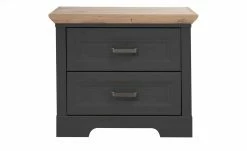 Nachtkommode Varese | Graphit (Grau)/ Asteiche (Nachbildung) -Hoeffner Verkäufe 13101308 1 202206011100