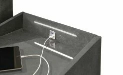 meinBett Nachtkonsole mit LED-Beleuchtung und USB-Anschluss Moon | Dunkelgrau 1 meinBett Nachtkonsole mit LED-Beleuchtung und USB-Anschluss Moon | Dunkelgrau -Hoeffner Verkäufe 13126074 1 202101061029