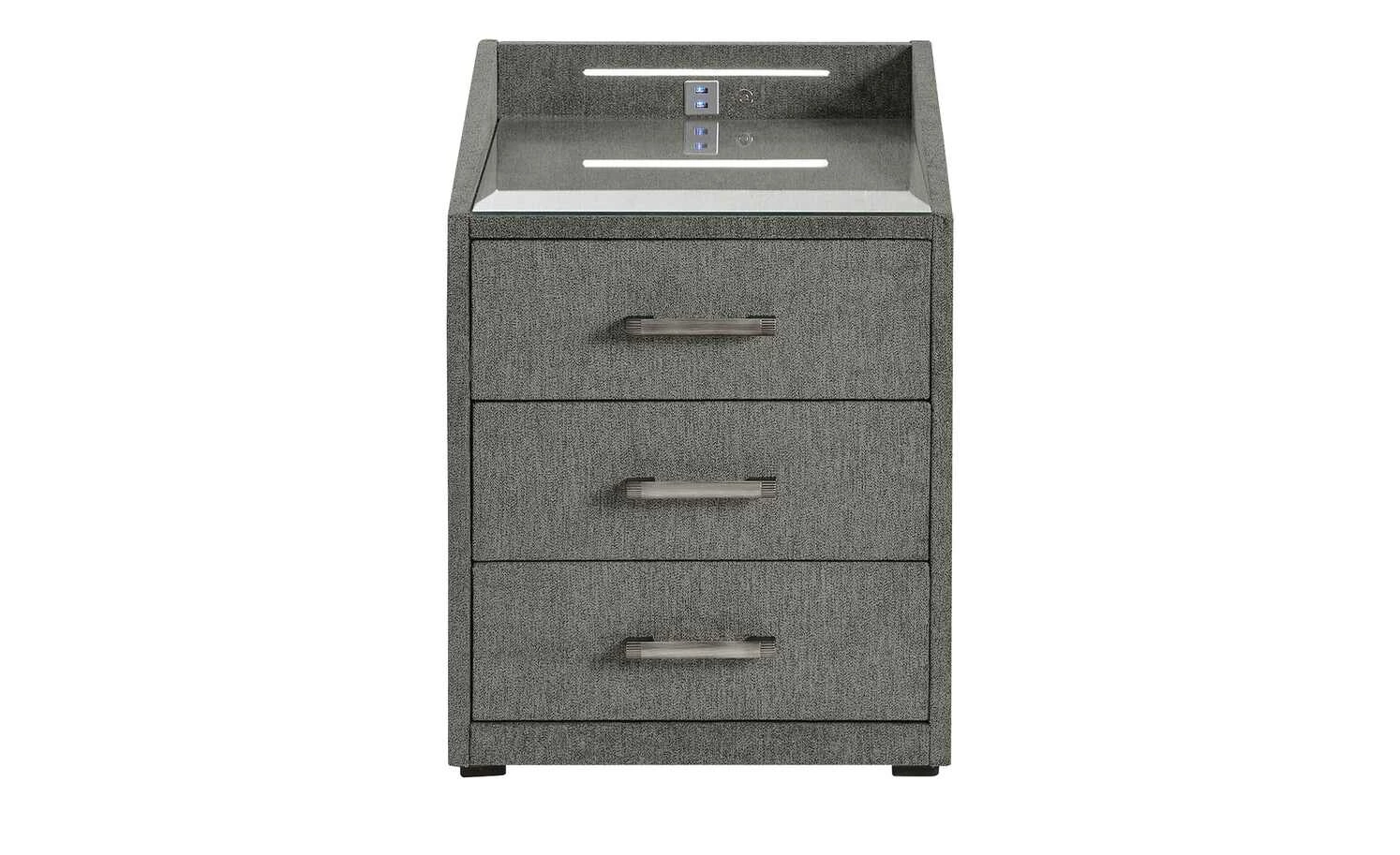 meinBett Nachtkonsole mit LED-Beleuchtung und USB-Anschluss Moon meinBett Nachtkonsole mit LED-Beleuchtung und USB-Anschluss Moon | Dunkelgrau -Hoeffner Verkäufe 13126074 5 202101061029