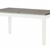 maison bleue Esstisch massiv Florian | Weiß / Grau ca. 160x90 cm -Hoeffner Verkäufe 13300148 4 202108130002