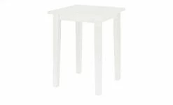 maison bleue Bartisch massiv Florian | Weiß 78|cm