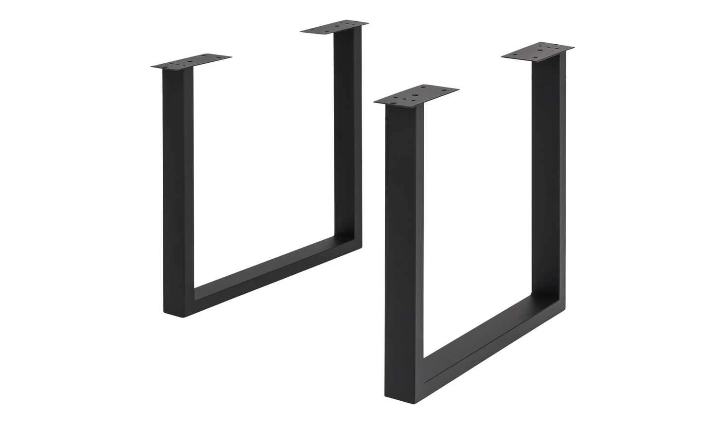 Tischgestell Tuxa massiv Tischgestell Tuxa massiv | Schwarz U-Form (mittel) -Hoeffner Verkäufe 13301070 1 201911012243