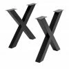 Tischgestell Tuxa massiv | Schwarz X-Form (dick) -Hoeffner Verkäufe 13301085 1 201911012243