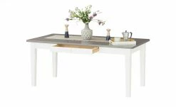 maison bleue Esstisch massiv Florian | Weiß / Grau ca. 180x90 cm -Hoeffner Verkäufe 13303760 7 202108131411