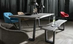Dine + Mine Kufentisch massiv SigNature One