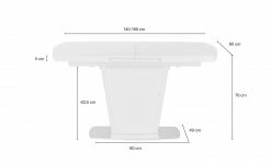 Esstisch ausziehbar Damian | 140x90 -Hoeffner Verkäufe 13306675 7 202111302236