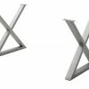 Dine + Mine Tischgestell SigNature One | Edelstahl X-Form