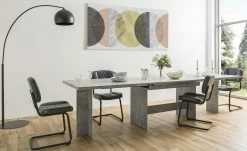 Esstisch ausziehbar Fabio | Beton (Nachbildung)