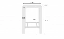 uno Bartisch Toledo | 80|cm -Hoeffner Verkäufe 13314402 7 201906272232