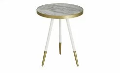 Couchtisch Ustica | Marmor Weiß (Nachbildung) 44|cm -Hoeffner Verkäufe 13340865 19 202205131237