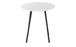 Beistelltisch Canneto | Weiß / Schwarz 40|cm -Hoeffner Verkäufe 13340904 3 201908022252
