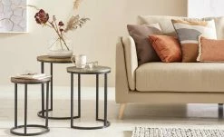 Beistelltische, 3er-Set Vittoria