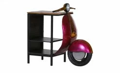 Beistellmöbel Roma | Pink/ goldfarben