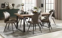 Esstisch ausziehbar Solarolo | Eiche dunkel (Nachbildung) -Hoeffner Verkäufe 14302913 13 201912092241