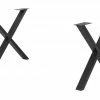 Tischgestell Tuxa massiv | Schwarz X-Form (schmal) 1 Tischgestell Tuxa massiv | Schwarz X-Form (schmal) -Hoeffner Verkäufe 14302959 1 201911051103