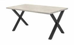 Tischgestell Tuxa massiv | Schwarz X-Form (schmal) -Hoeffner Verkäufe 14302959 3 201911051103