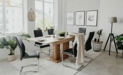 Esstisch ausziehbar Falko | Asteiche (Nachbildung)