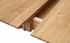 Säulentisch ausziehbar Balu | X-Säule Wildeiche Schwarz-Grau 180|cm -Hoeffner Verkäufe 14305559 13 202102102233