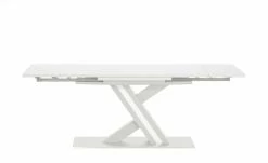 Berger & Rath Säulentisch ausziehbar Trix | Weiß-Creme 140|cm -Hoeffner Verkäufe 14307388 4 202103051240