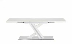 Berger & Rath Säulentisch ausziehbar Trix | Weiß-Creme 160|cm -Hoeffner Verkäufe 14307405 5 202011032248