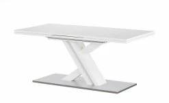 Berger & Rath Säulentisch ausziehbar Trix | Weiß-Creme 160|cm -Hoeffner Verkäufe 14307405 8 202011032248