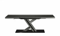 Berger & Rath Säulentisch ausziehbar Trix | Anthrazit 160|cm -Hoeffner Verkäufe 14307407 4 202103121242