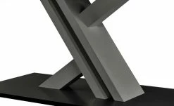 Berger & Rath Säulentisch ausziehbar Trix | Anthrazit 160|cm -Hoeffner Verkäufe 14307407 7 202103121242