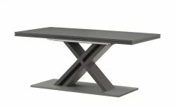 Berger & Rath Säulentisch ausziehbar Trix | Anthrazit 160|cm