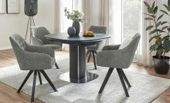 Esstisch ausziehbar Dave | Schwarz