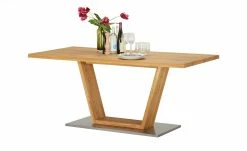 Woodford Säulentisch massiv Ateno | mit Baumkante ca. 160x90 cm -Hoeffner Verkäufe 14309213 10 202101262258